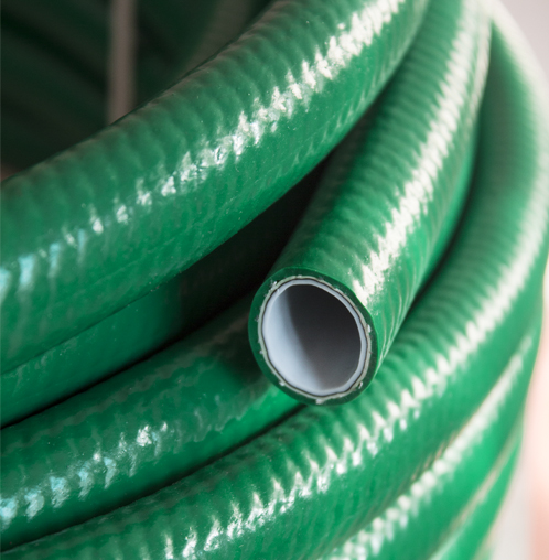 Шланг полив 1" Поток 100  бух.25м,зеленый  - 5м
