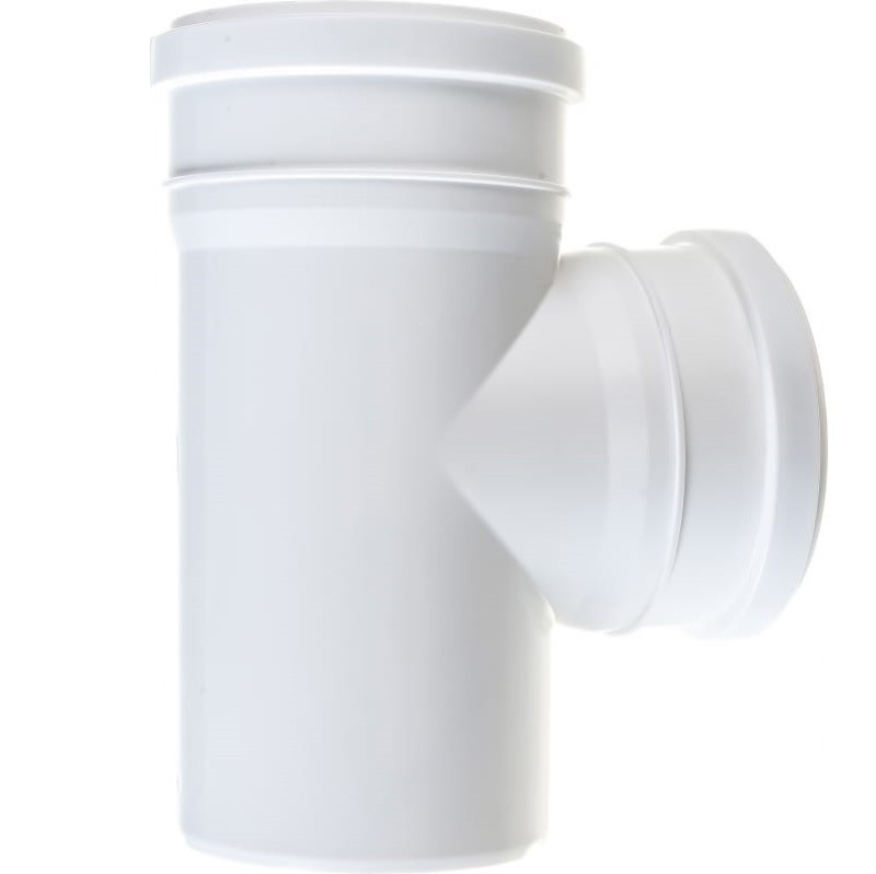 Тройник БЕЛЫЙ ПП 110х110 87,5