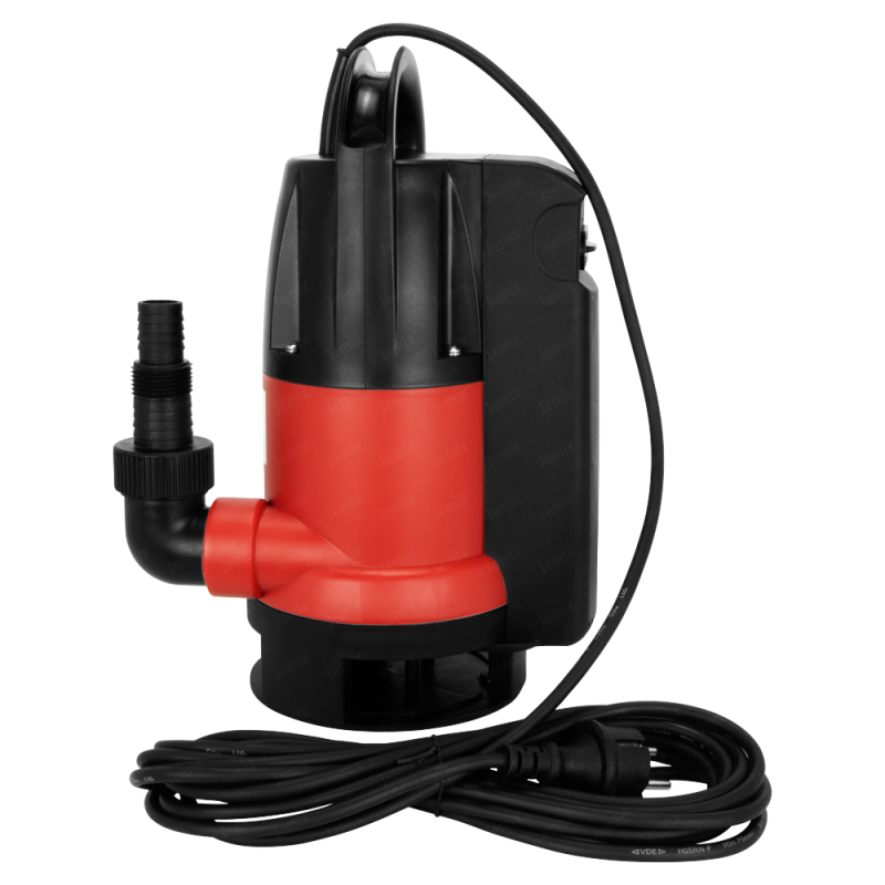 Насос фекаль JEMIX Ф-КОМБИ-125-5 (400Вт,35мм,125л/мин,Н-5м)встр.попл. 