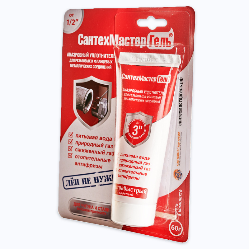 Гель Сантехмастер  60г Красный 