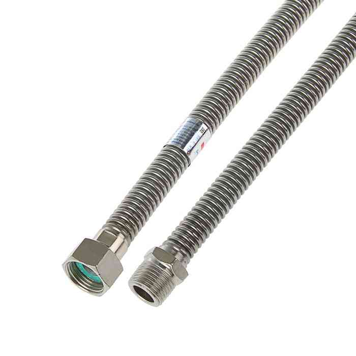 Подводка для газа сильф.  1/2   80см  г-ш    