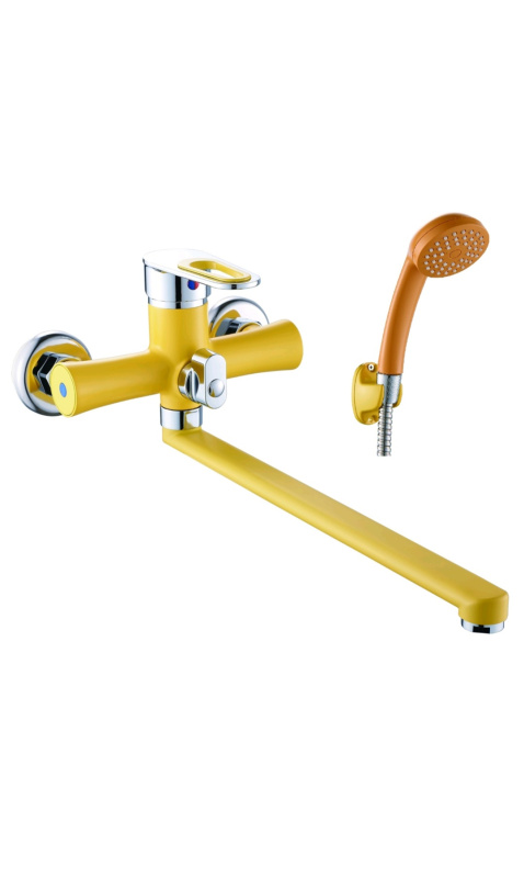 цвСмеситель д/ванны одн. Желтый B22-274B