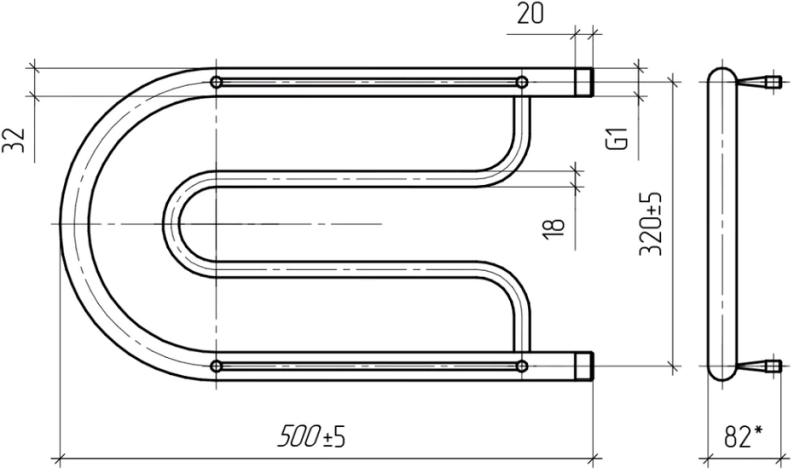 ПСШ НЕРЖ.  25   320х500 ФОКСТРОТ  