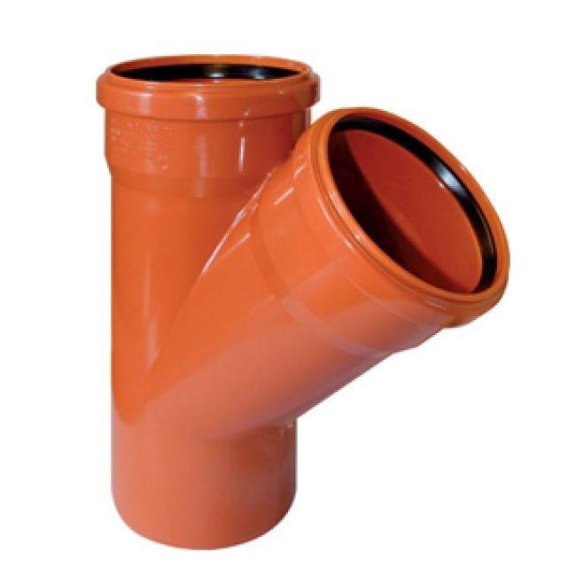 Тройник РЫЖИЙ ПП 160х160 45гр 