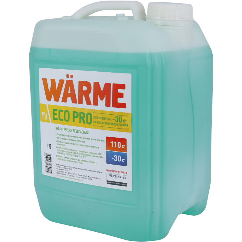 Теплоноситель Eco Pro-30  10 кг Warme