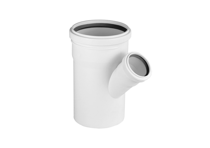 Тройник БЕЛЫЙ ПП 110х 50 45гр