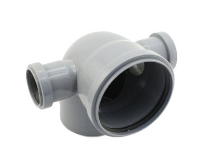 Отвод ПП 110х90 с патрубком 50 ЛЕВЫЙ+ ПРАВЫЙ