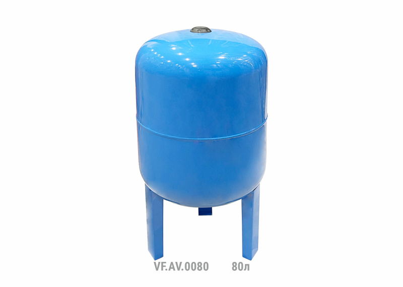 Бак водопровод синий  80л  VALFEX