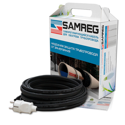 Кабель греющий 16-2CR-SAMREG- 3 (снаружи трубопровода)