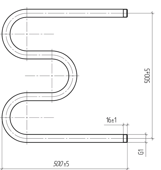  ПСШ НЕРЖ.  25   500х500  М-образ.
