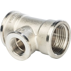 STOUT Тройник   НИКЕЛЬ   25х20    