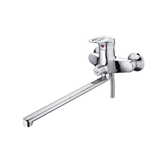 Смеситель д/ванны P22216  однорычажный с шаровым переключателем