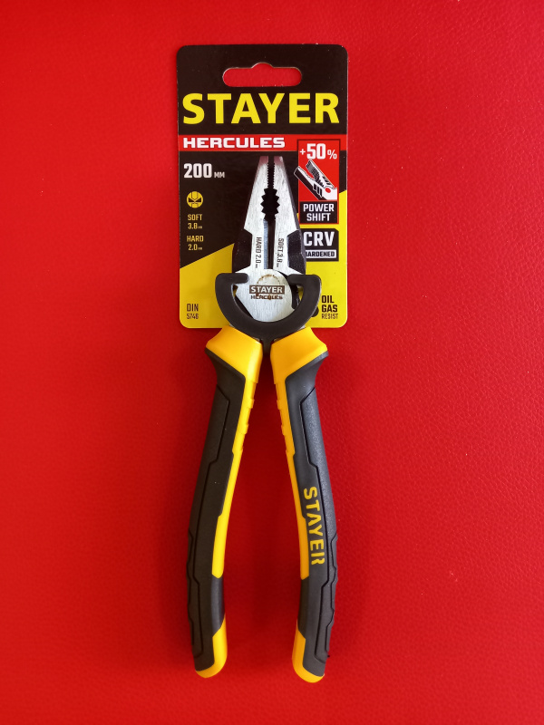 Плоскогубцы комбинированные 200 мм STAYER HERCULES  (2203-1-20_z03)