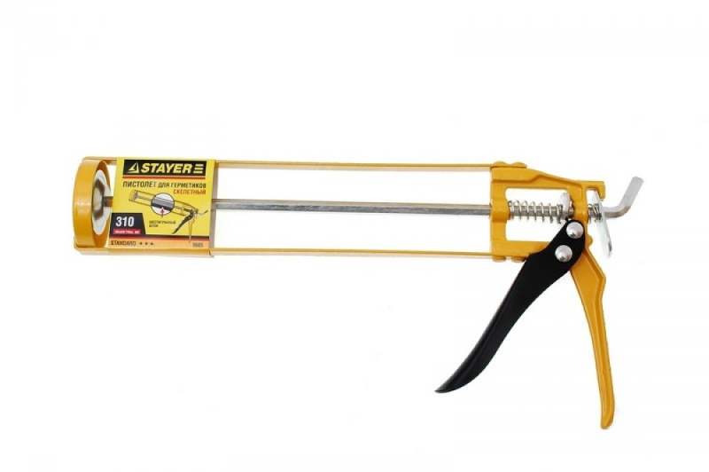 Пистолет д/герметика скелетный STAYER "STANDARD"  310мл (код 0665)