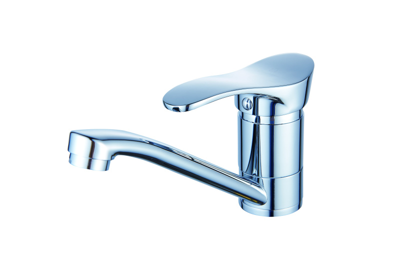 Смеситель д/кухни D80-445100 одн.кор.изл.шпилька  D100  