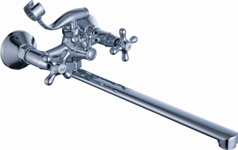 Смеситель д/ванны D80223314 двух.плос.изл.   D314