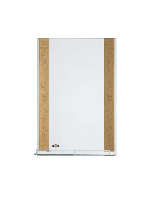 Р715 Зеркало бронза комбинир.с полочкой 50*70 /// УБРАТЬ