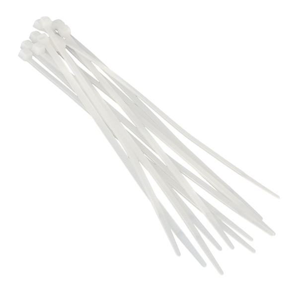 Хомут нейлоновый белый 4.8 х 400 (уп.100шт)   