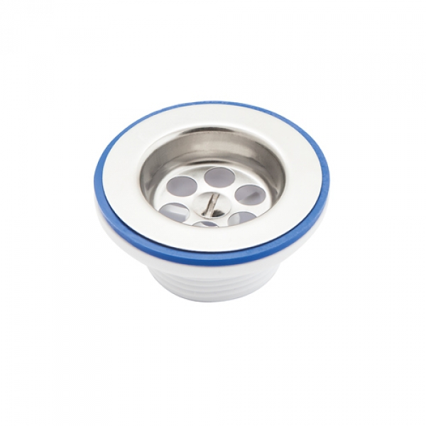 Выпуск 11/2 с решеткой из нержавеющей стали D=70 мм А-4004-02