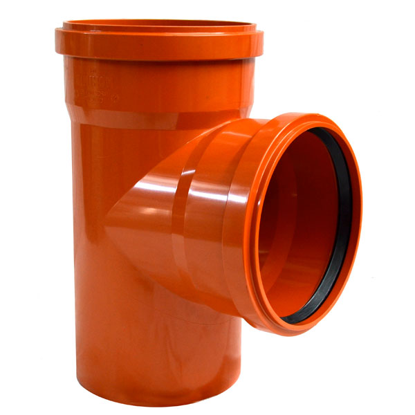 Тройник РЫЖИЙ ПП 110х110 90гр 