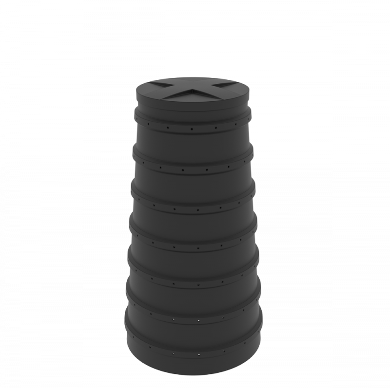 Конусный дренажный колодец H 1500 Ø600- Ø815