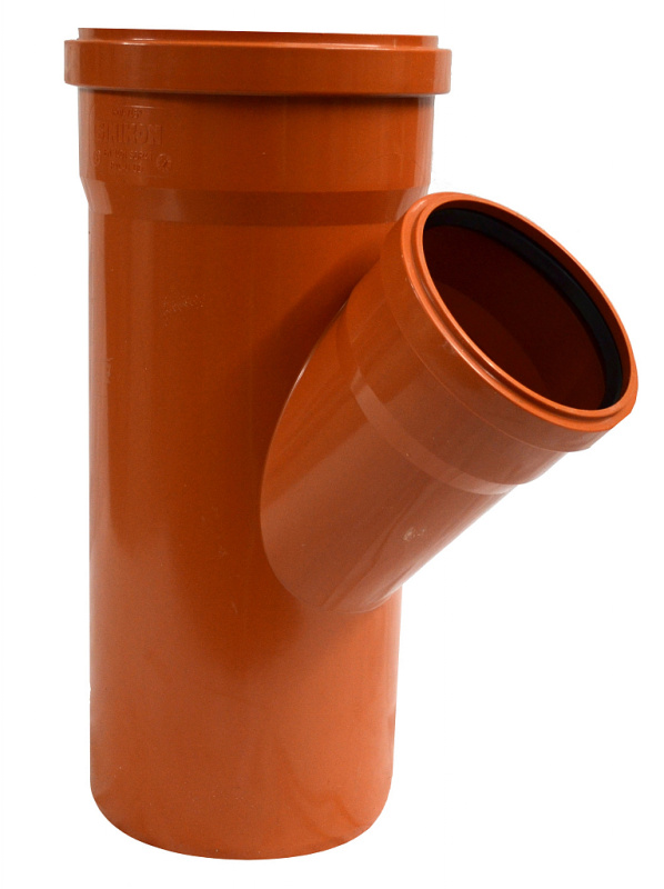 Тройник РЫЖИЙ ПП 200х160 45гр 