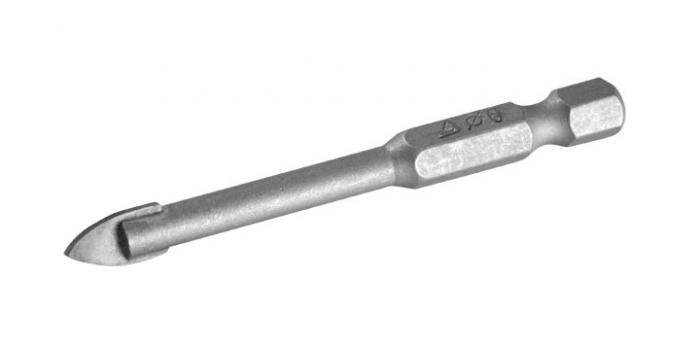 Сверло по кафелю, керамике с 2-мя лезвиями  6 мм (29840-06)