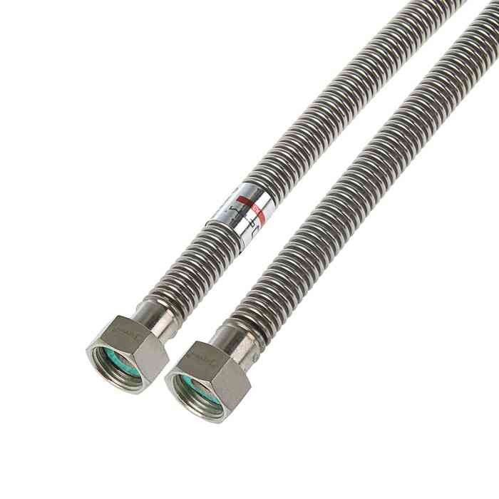 Подводка для газа сильф.  1/2  100см  г-г  