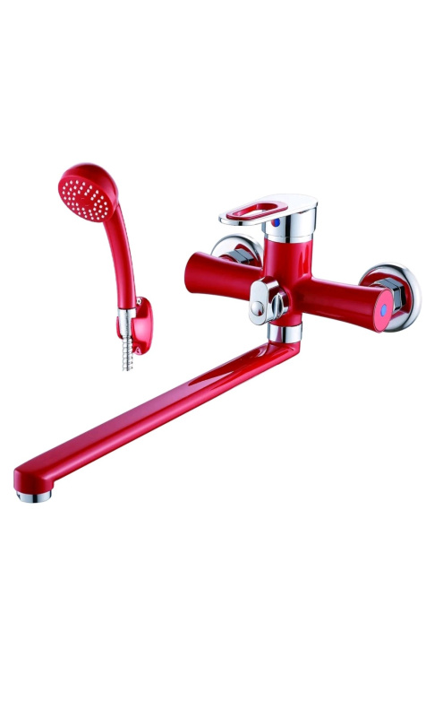 цвСмеситель д/ванны одн.Красный B22-274C