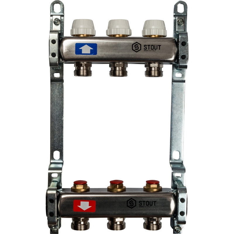 Коллектор  3 вых. STOUT 