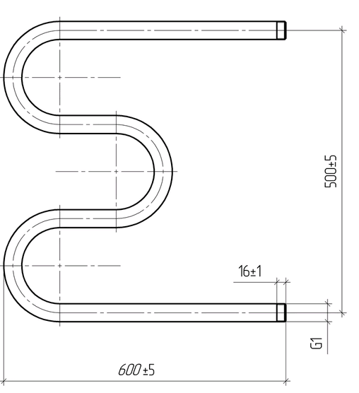  ПСШ НЕРЖ.  25   500х600  М-образ.   