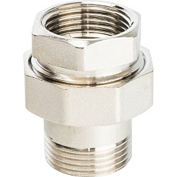 STOUT Американка никелированная прямая Dy40 м-шт