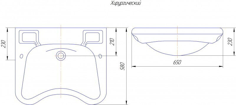 Умывальник Киров Хирургический с/отв