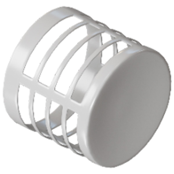 ROMMER  Наконечник белый D80 (алюминий)RCA-0080-010004