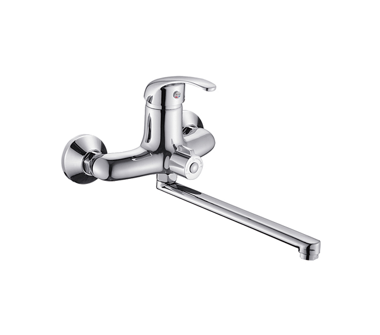 Смеситель д/ванны P22210  однорычажный с шаровым переключателем