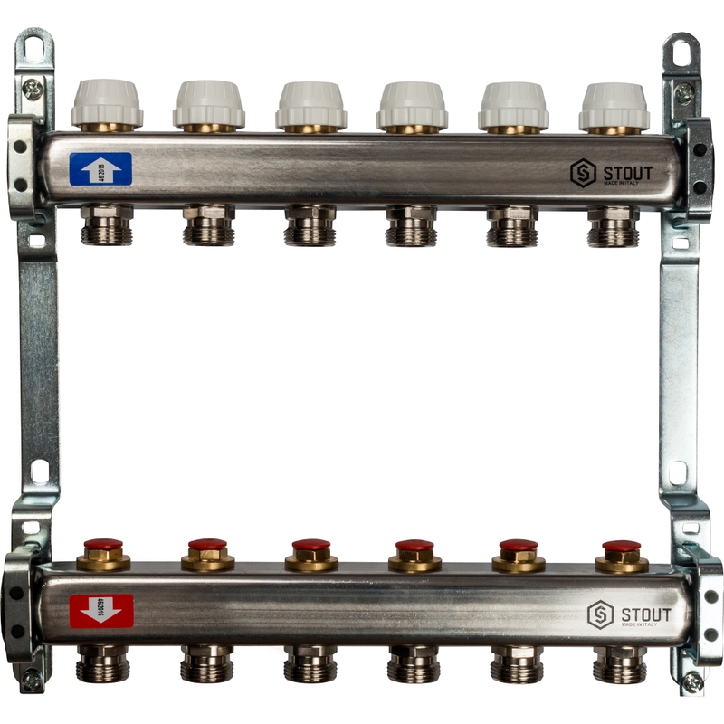 Коллектор  6 вых. STOUT   