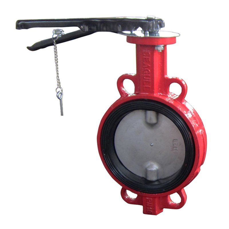 Затвор чугунный с нержавеющим диском Dy40 Pn16 ручной, Seagull